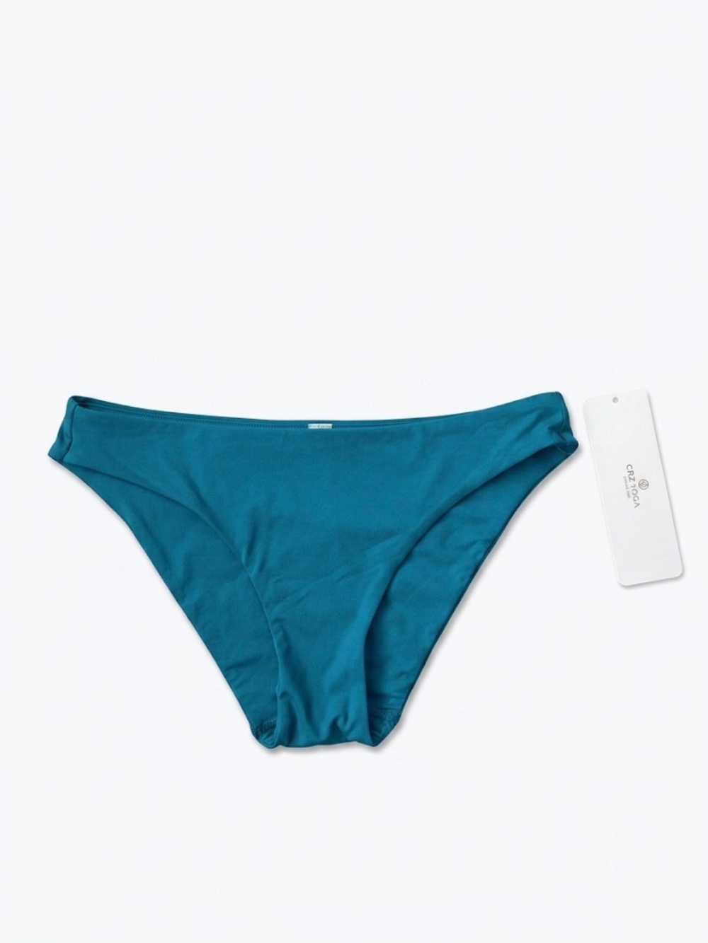 NWT CRZ YOGA Low Waisted Cheeky Bikini Bottom Green Jade Women’s XXS (00)